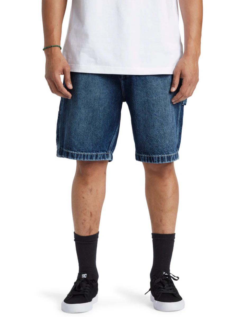 Pantalón corto denim Carpenter Baggy 22″ – Dark Indigo