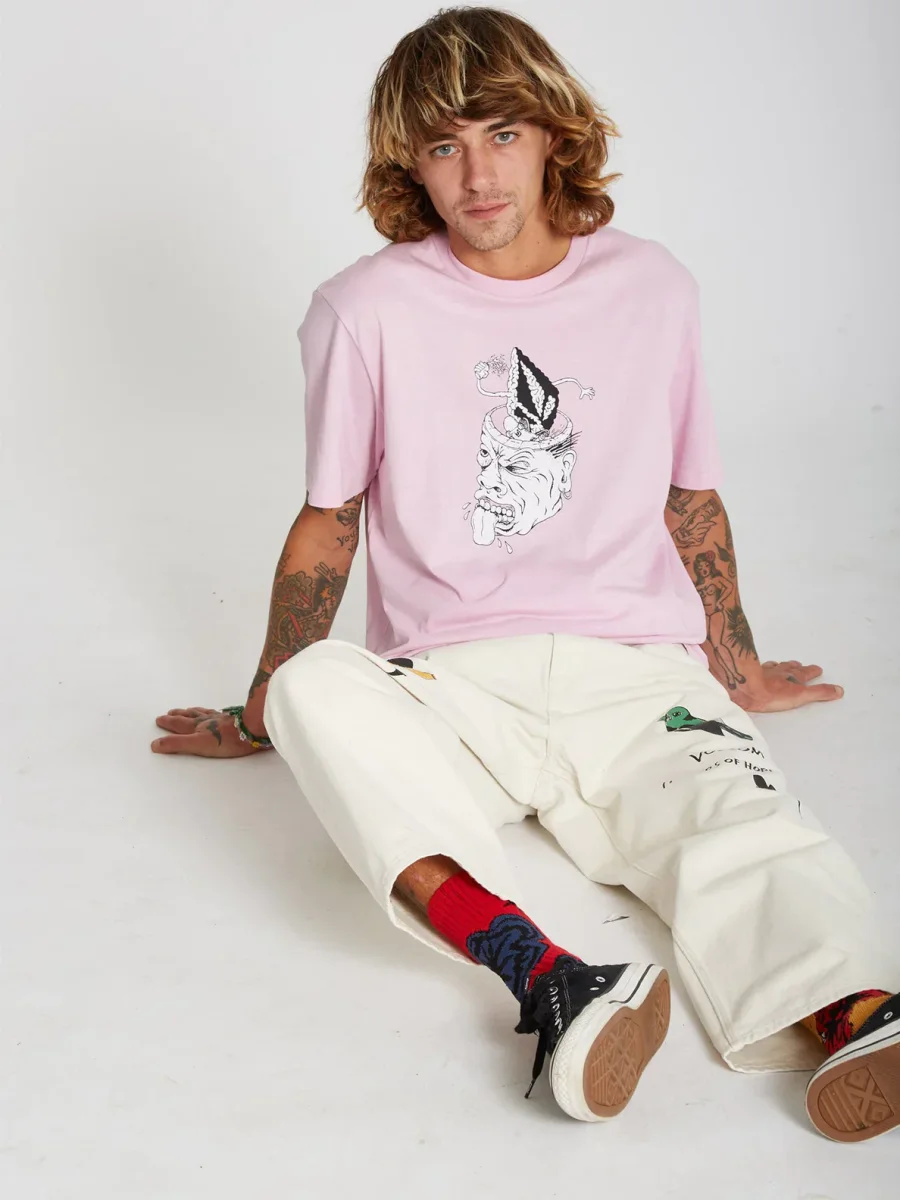 Camiseta Volcom Finkstone Paradise Pink - immagine 7