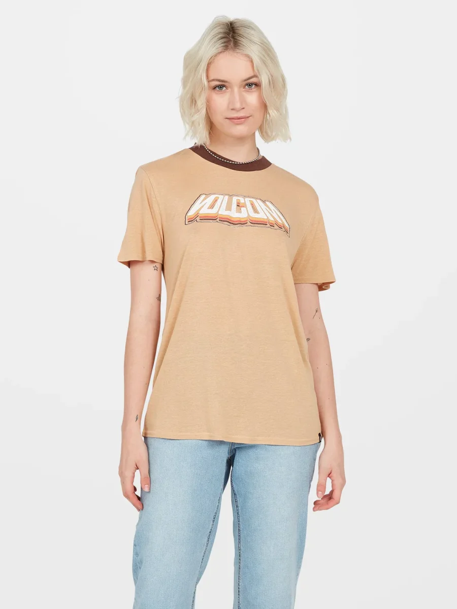 Camiseta Volcom Tern N Bern SS Hazelnut