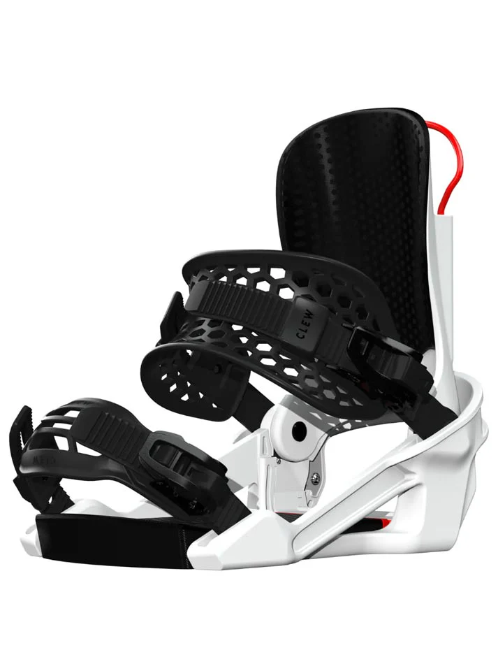 Fijaciones de snowboard Clew Freedom 1.0 – White