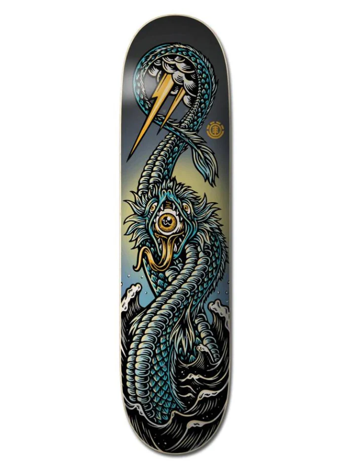 Tabla skate Element x Timber Flood Dragon 8.5″