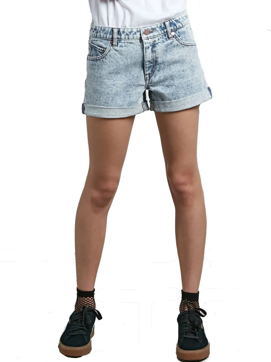 Volcom Stoned Short Rolled Cloud Blue